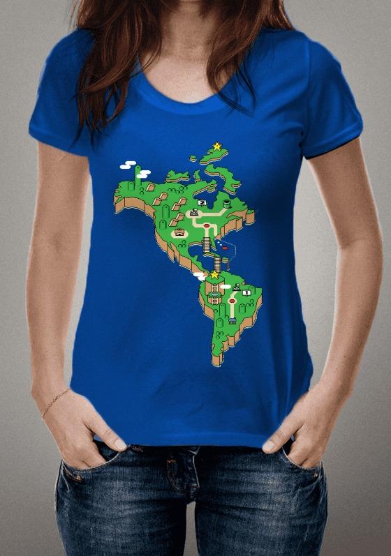 Nome do produto  Cont. Americano 16bit Mario World Style